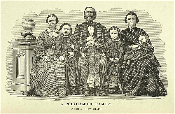 Полигамия, практиковавшаяся некоторыми мормонами в XIX веке