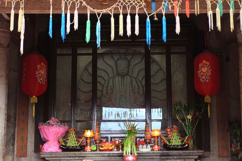 Изображение Мани в храме Цаоань