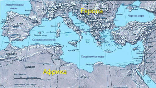 Атлантида в Средиземном море